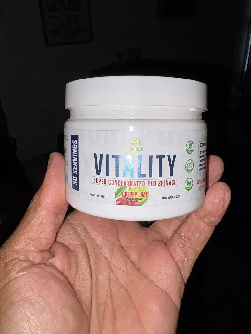BioHealth Vitality spinaci rossi polvere Cherry Lime 30 porzioni