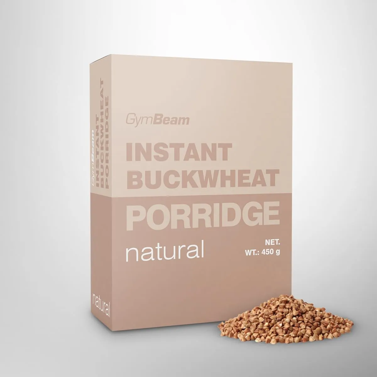 GymBeam Porridge Grano Saraceno Istantaneo porridge neutro 450 g senza glutine