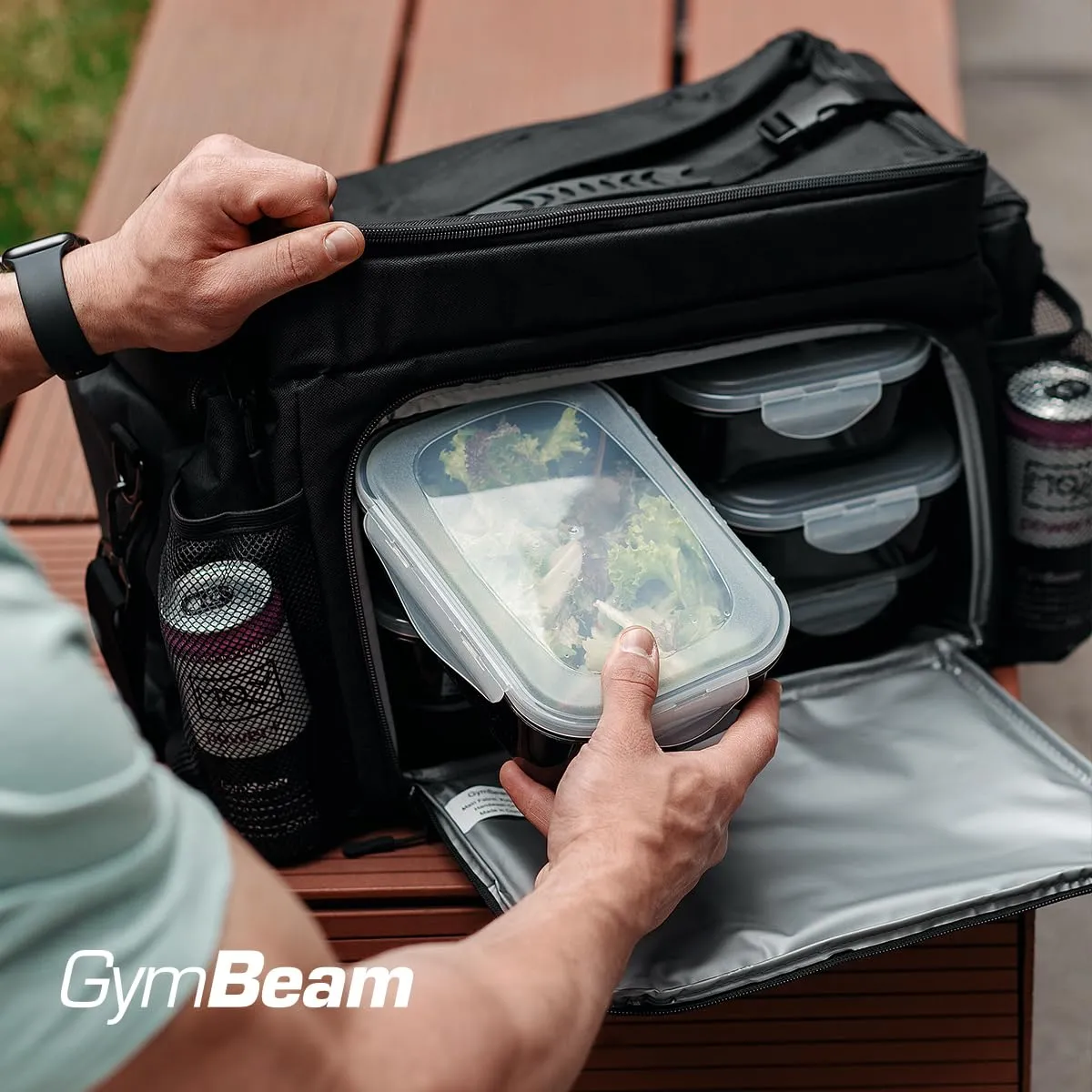 GymBeam Fit Prep Food Bag borsa termica 27,5 L 6 contenitori