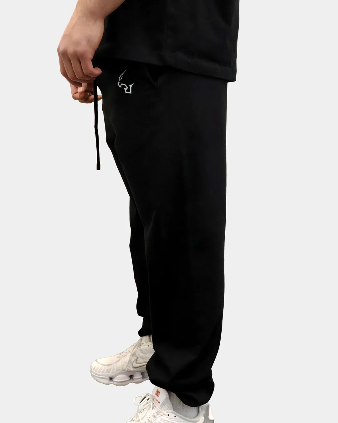 Push More Jogger pantaloni sportivi neri uomo palestra