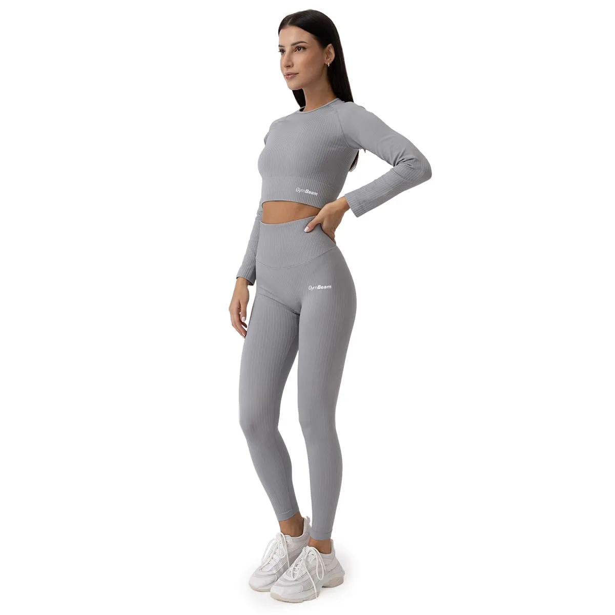 GymBeam Flo leggings donna a coste seamless push-up