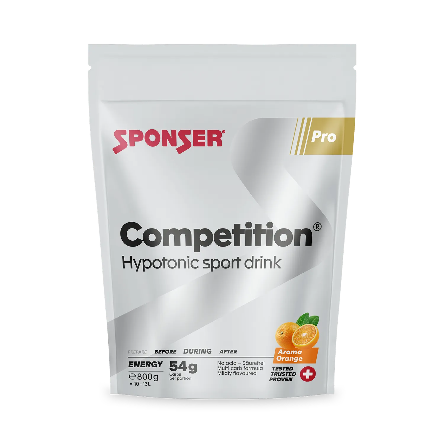Sponser Competition drink Orange 60 g monodose energia