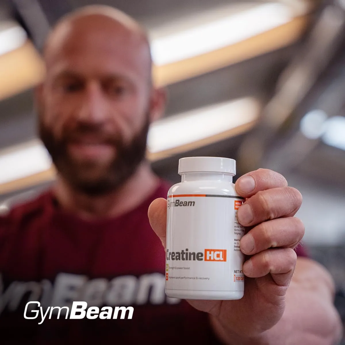 GymBeam Creatina HCL Capsule Forza e Sprint 4 cps/die
