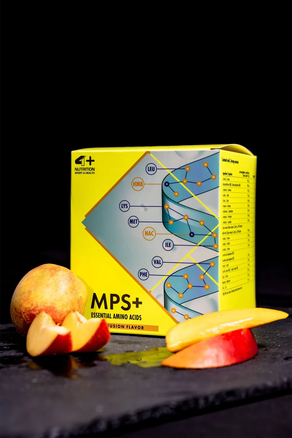 4 Plus Nutrition MPS+ Aminoacidi 30 Bustine Solar Fusion