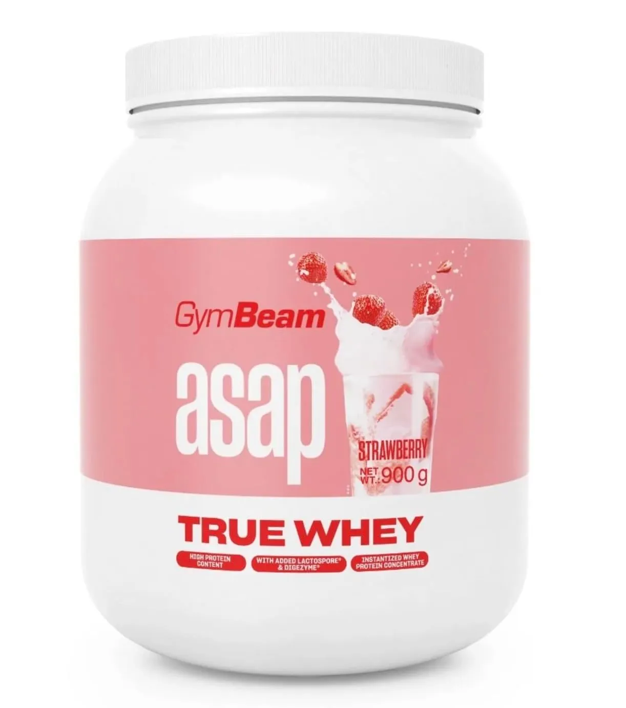 GymBeam True Whey ProDigest proteine banana 900 g con enzimi