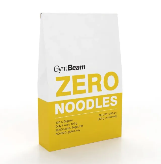 GymBeam Noodles Zero BIO pasta konjac 385 g ipocalorica