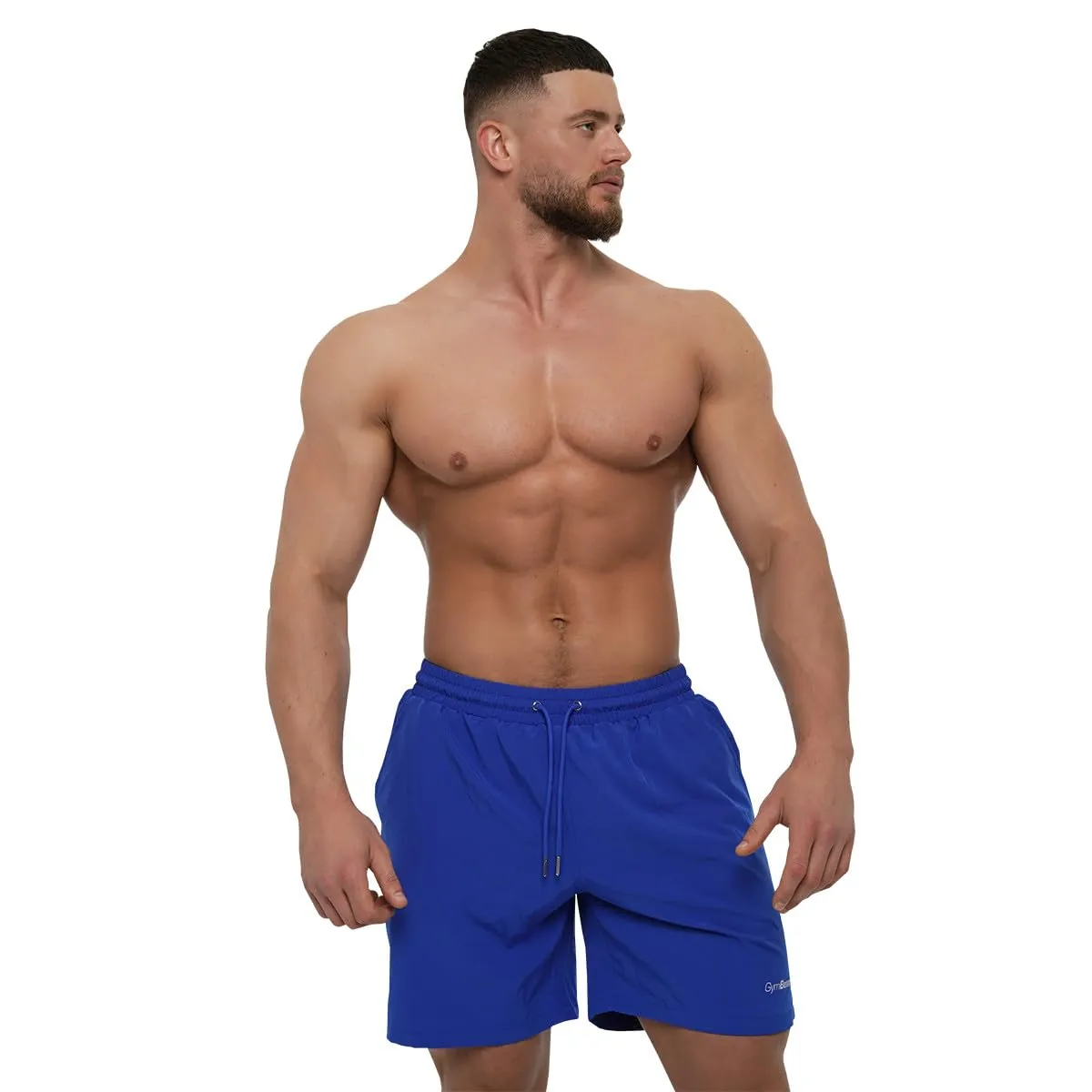 GymBeam Black costume mare uomo rete interna