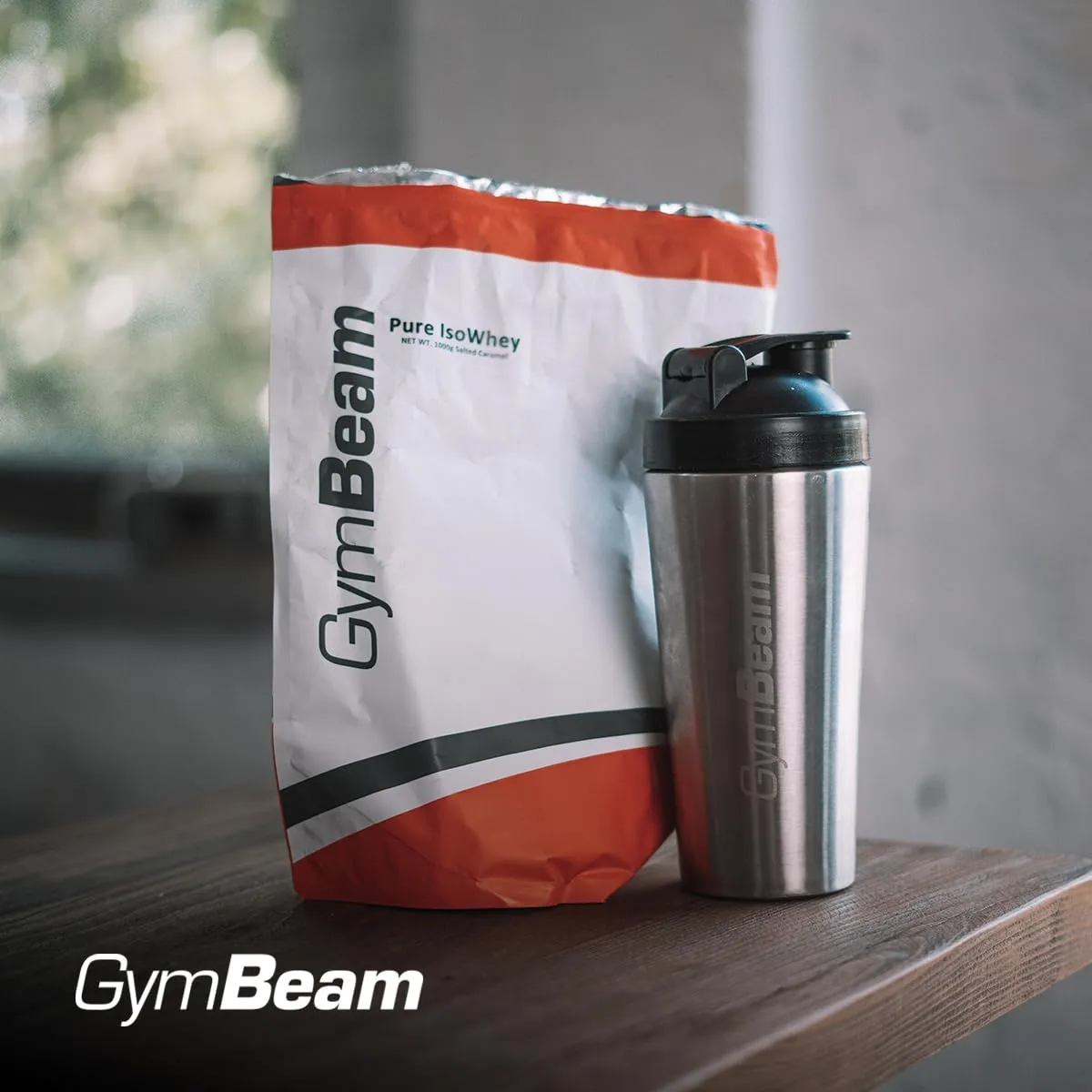 GymBeam Pure IsoWhey Proteine Isolate 2500 g Fragola