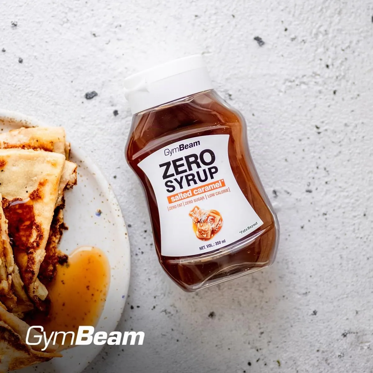 GymBeam Sciroppo Zero salted caramel 350 ml zero calorie