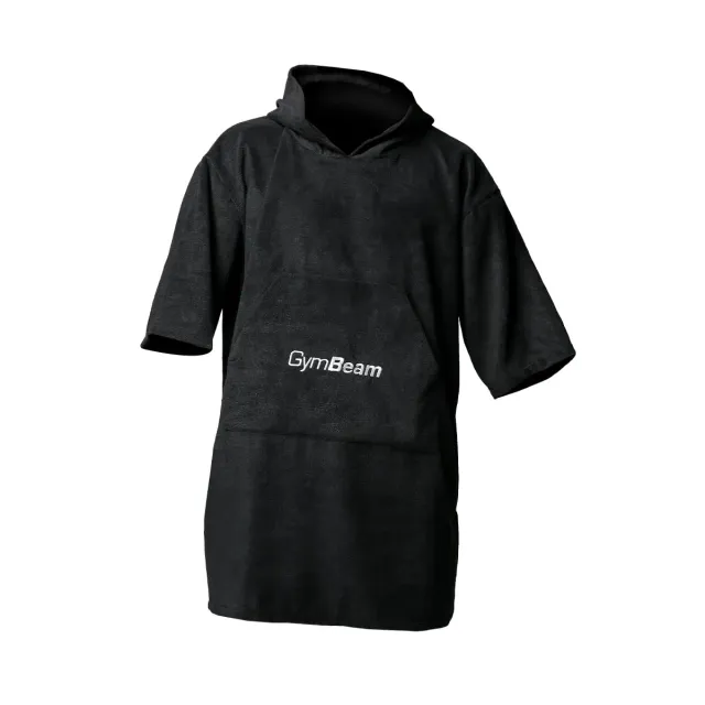 GymBeam Terry Towel poncho microfibra con cappuccio