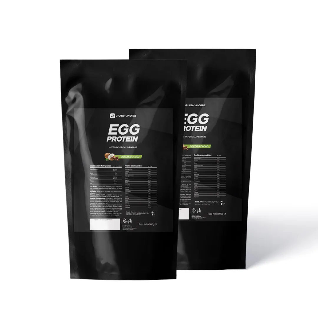 Push More EGG+ Proteine Albume Cioccolato 900g