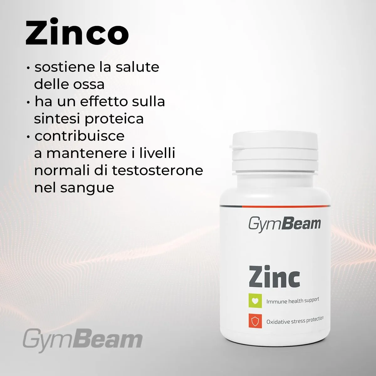 GymBeam Zinco compresse 90 cpr neutro ossa e metabolismo