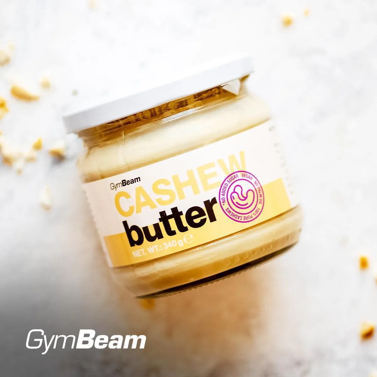 GymBeam Burro Anacardi Crema Spalmabile 340 g Naturale