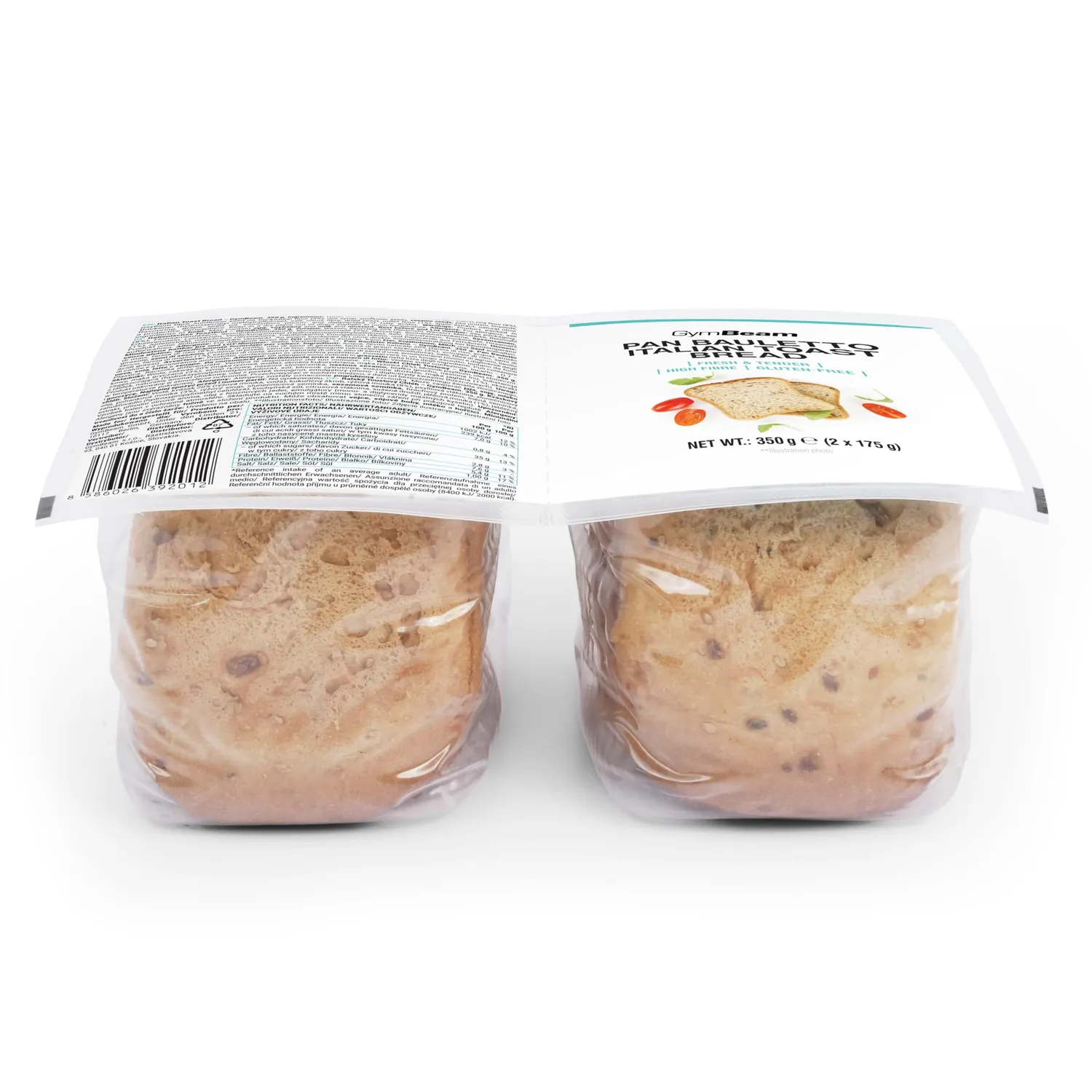 GymBeam Bread Pane Bauletto Senza Glutine 350 g