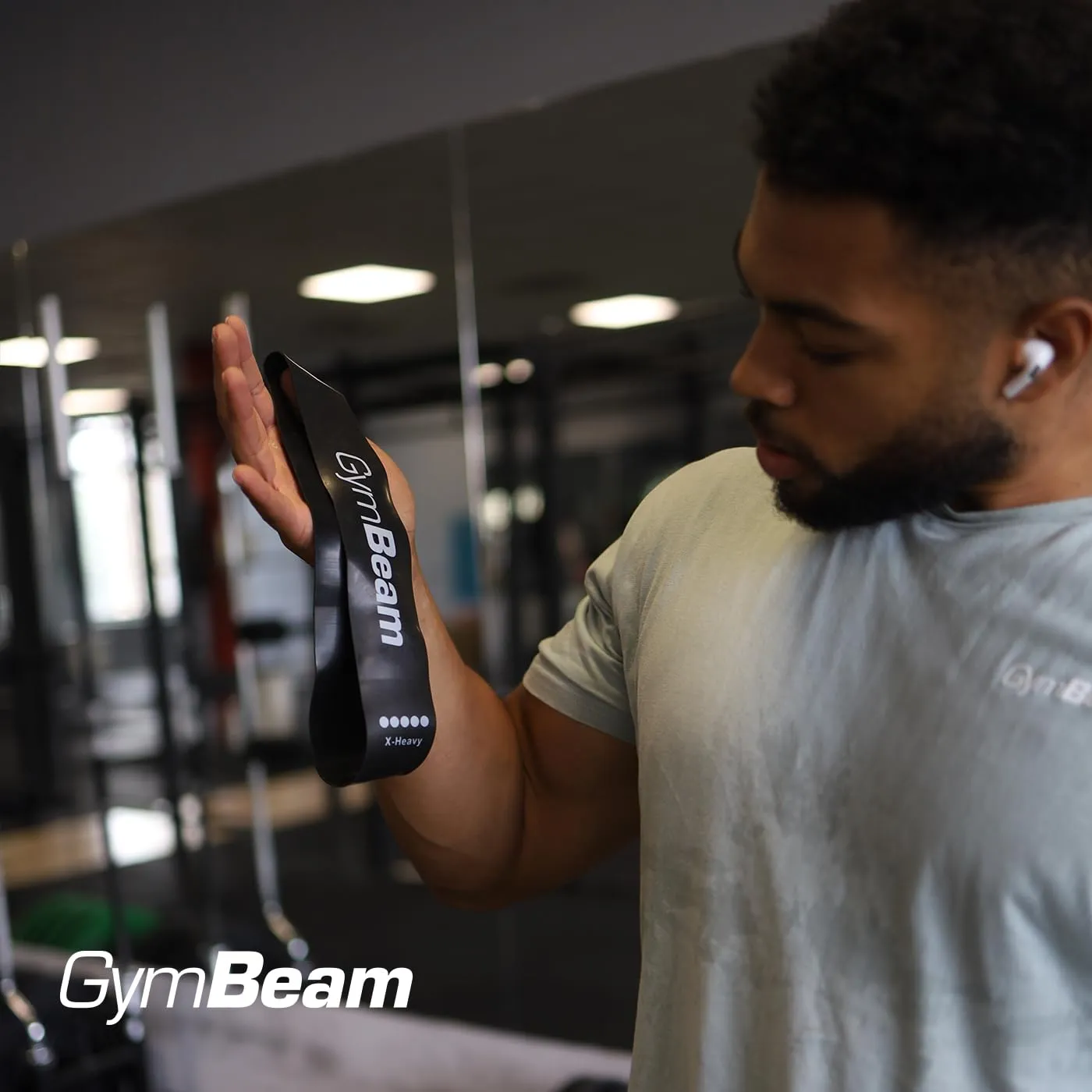 GymBeam Set 5 Fasce Resistenza Elastici Fitness