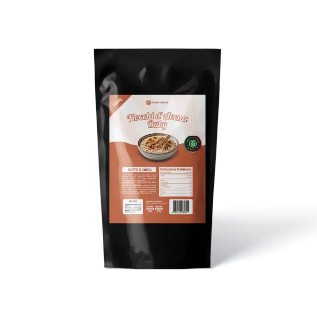 Push More FDO fiocchi avena baby cioccolato 1 kg istantanei