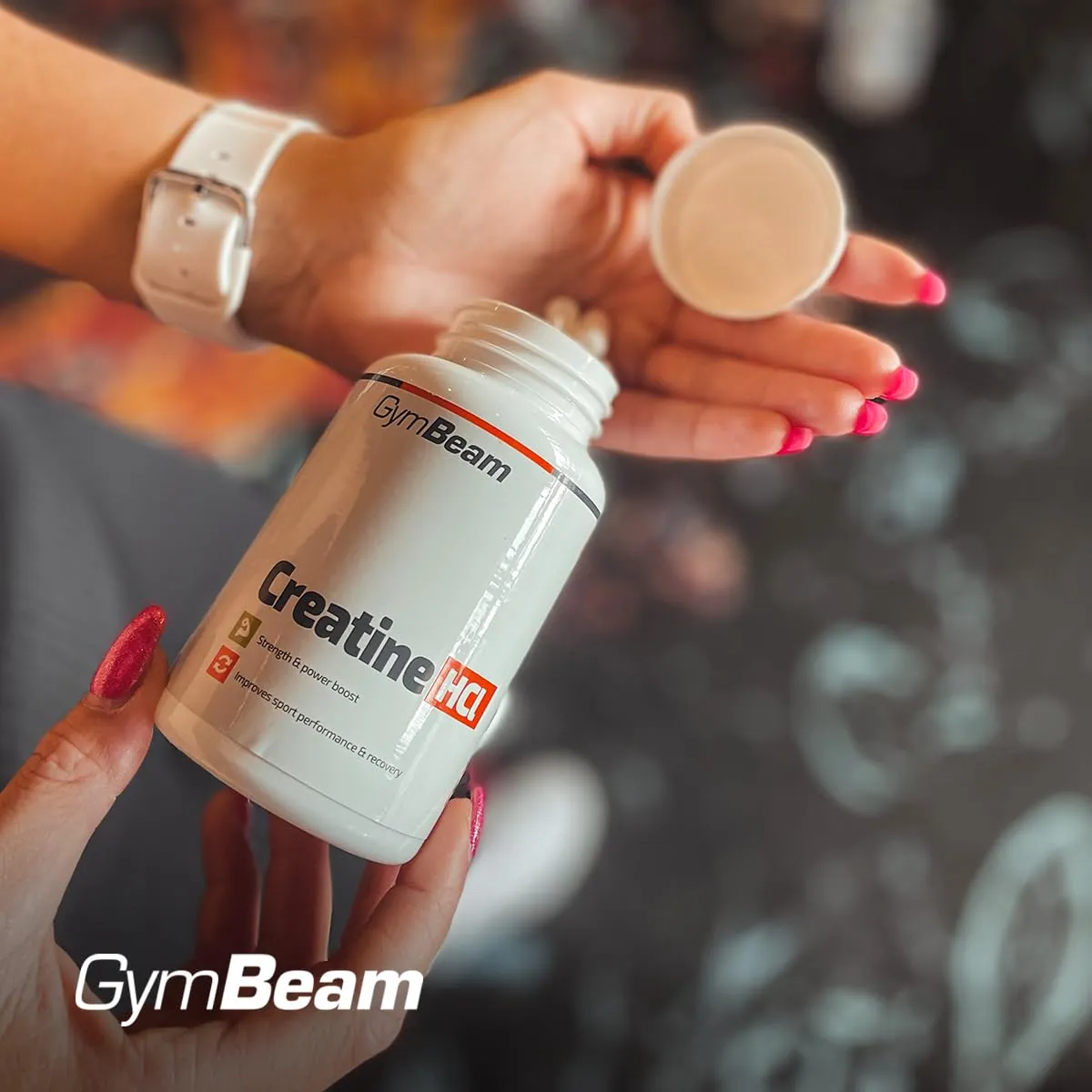 GymBeam Creatina HCL Capsule Forza e Sprint 4 cps/die