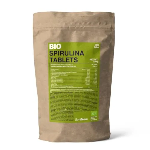 GymBeam Spirulina BIO compresse 500 cpr
