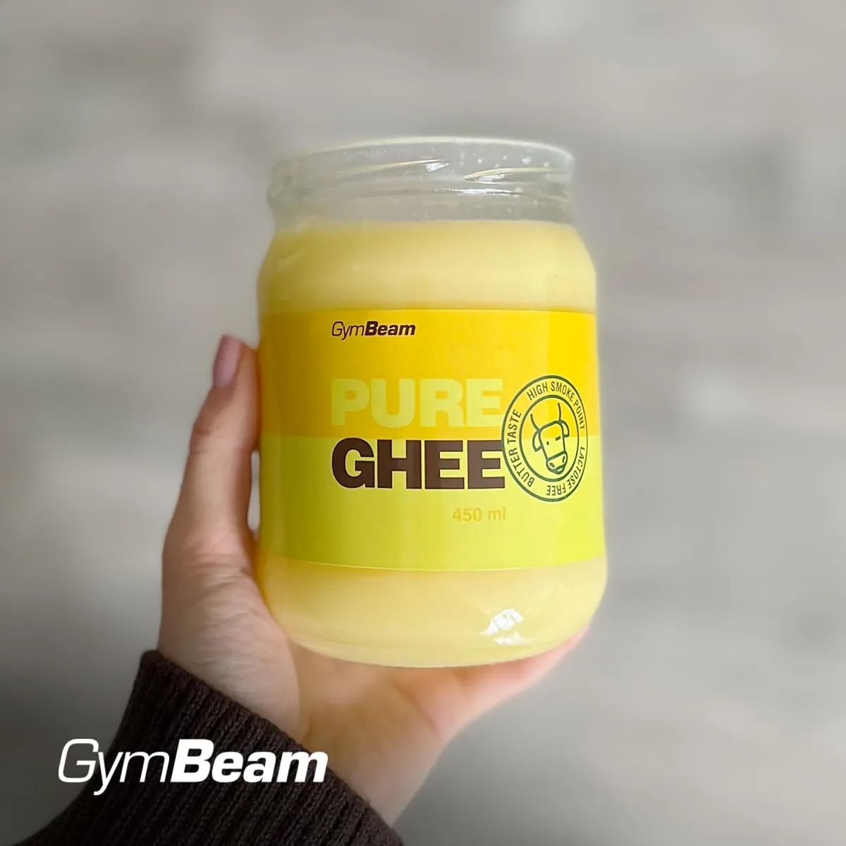 GymBeam Ghee Puro burro chiarificato 450 g
