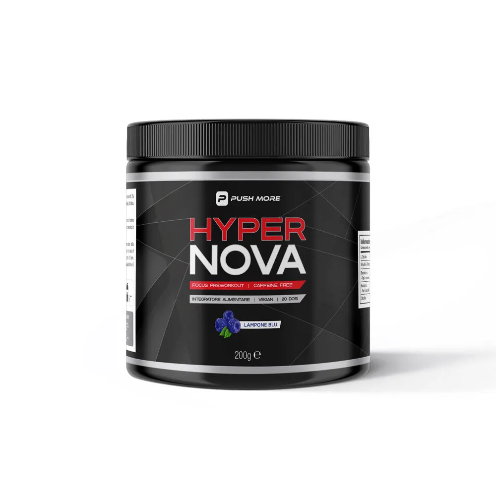 Push More Hyper Nova Focus pre workout 200g senza caffeina