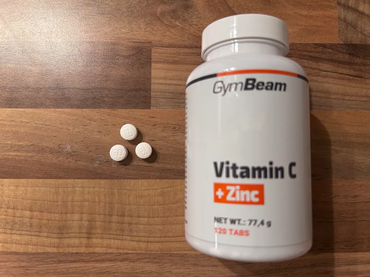 GymBeam Vitamina C Zinco 120 Compresse Immunitario