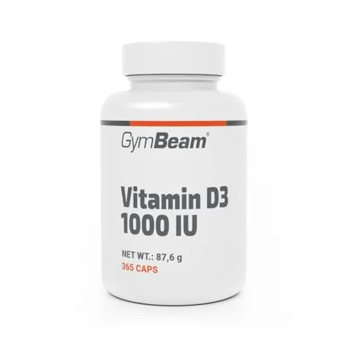 GymBeam Vitamina D3 1000 UI integratore 365 cps immunità