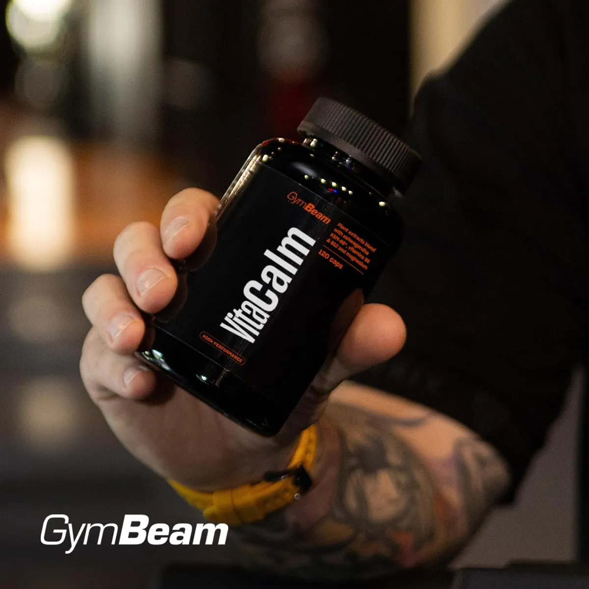 GymBeam VitaCalm Ashwagandha 120 cps rilassante