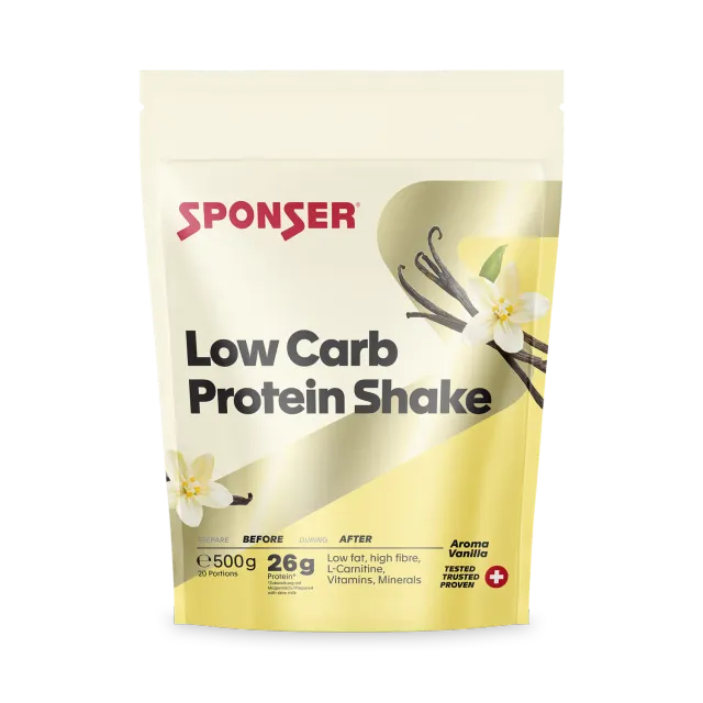 Sponser Low Carb Protein Shake Vaniglia proteine 500 g low carb