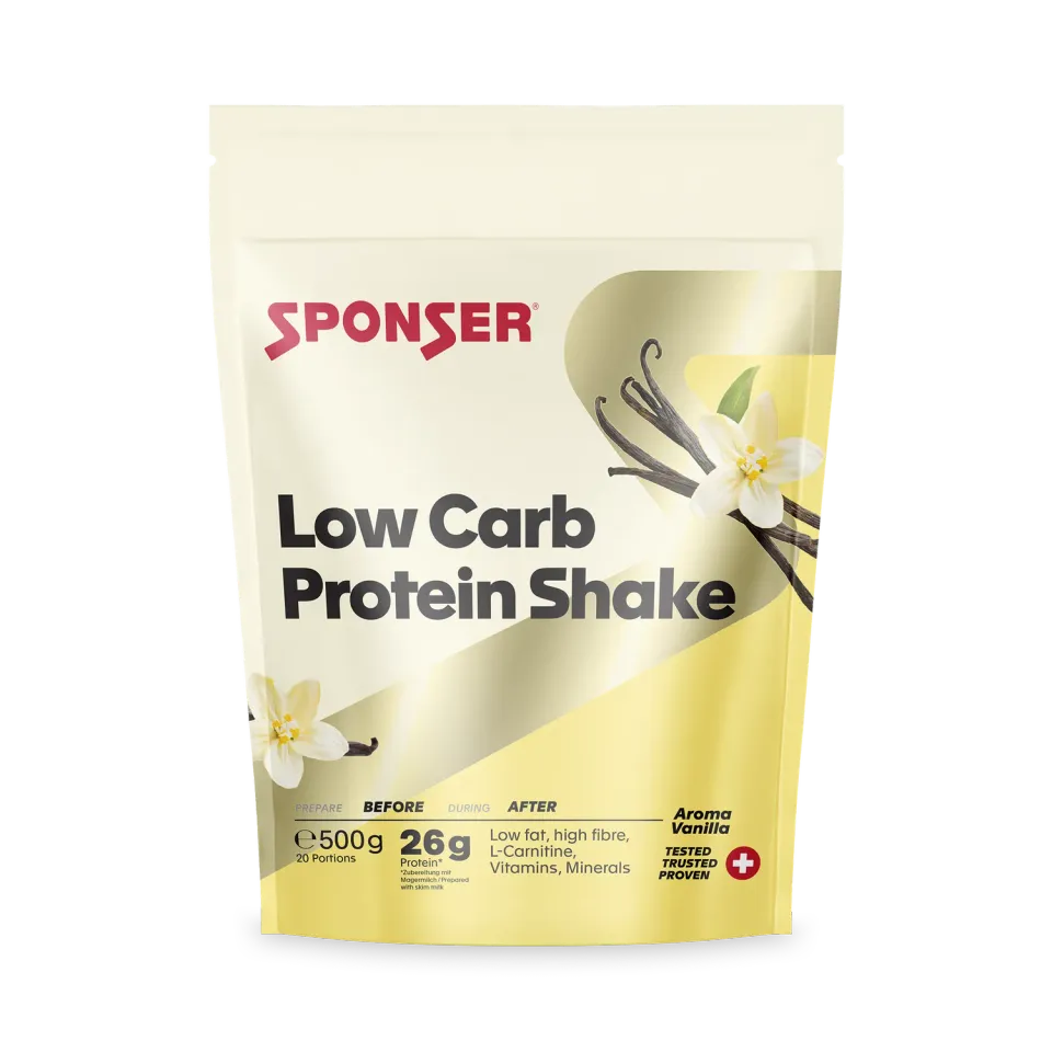 Sponser Low Carb Protein Shake Vaniglia proteine 500 g low carb