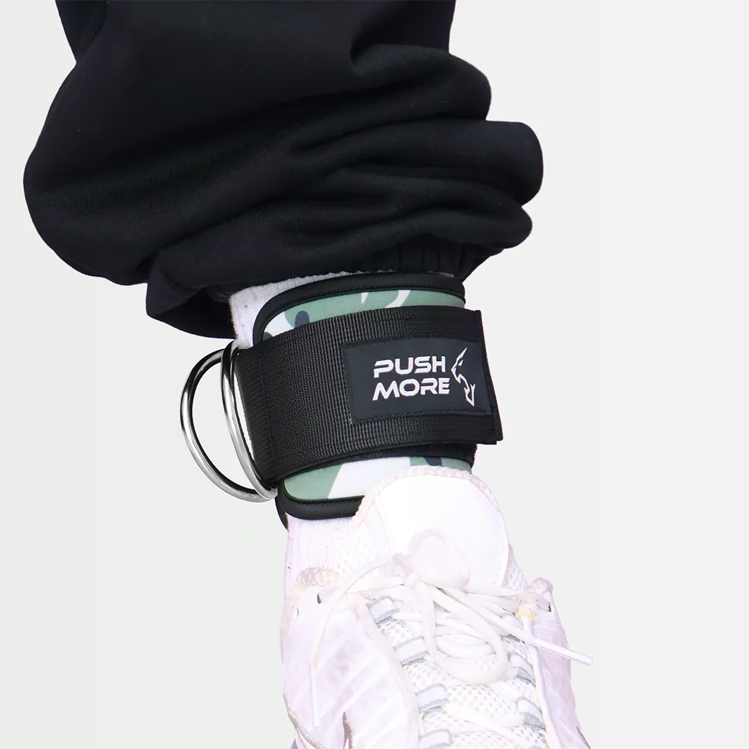 Push More Cable Straps Cavigliere Polsiere Nero Neoprene