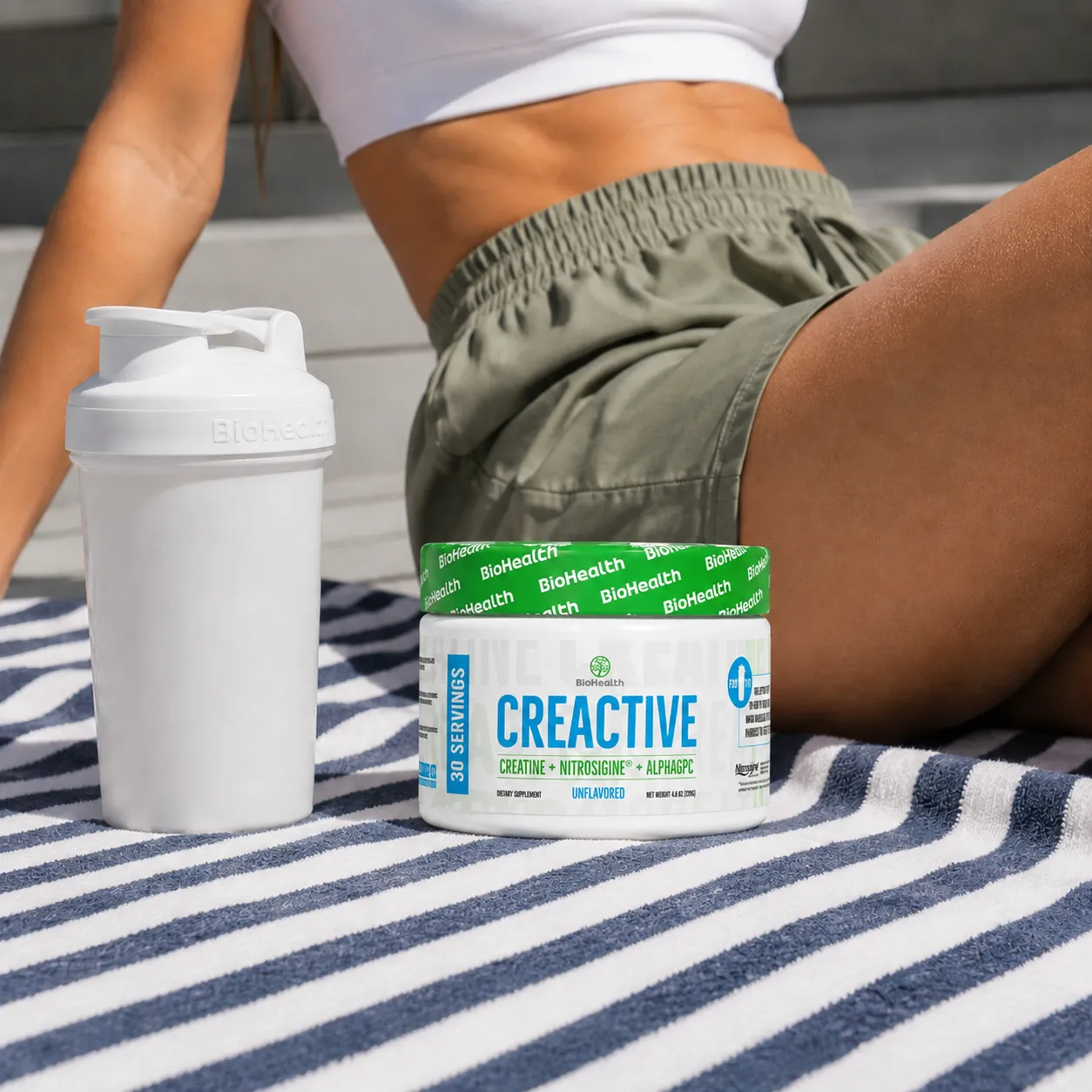BioHealth CreActive creatina pre workout 30 porzioni