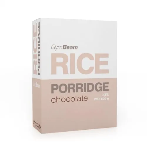 GymBeam Porridge di Riso Natural 500 g Senza Glutine