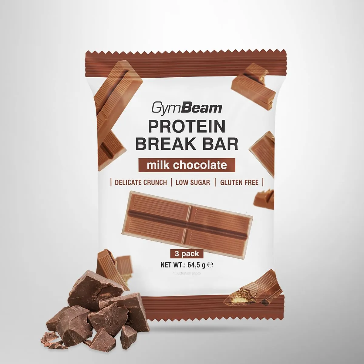 GymBeam Break Barretta Proteica 3Pack Senza Glutine