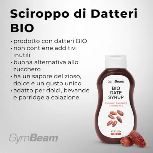 GymBeam Sciroppo Datteri BIO 250 ml
