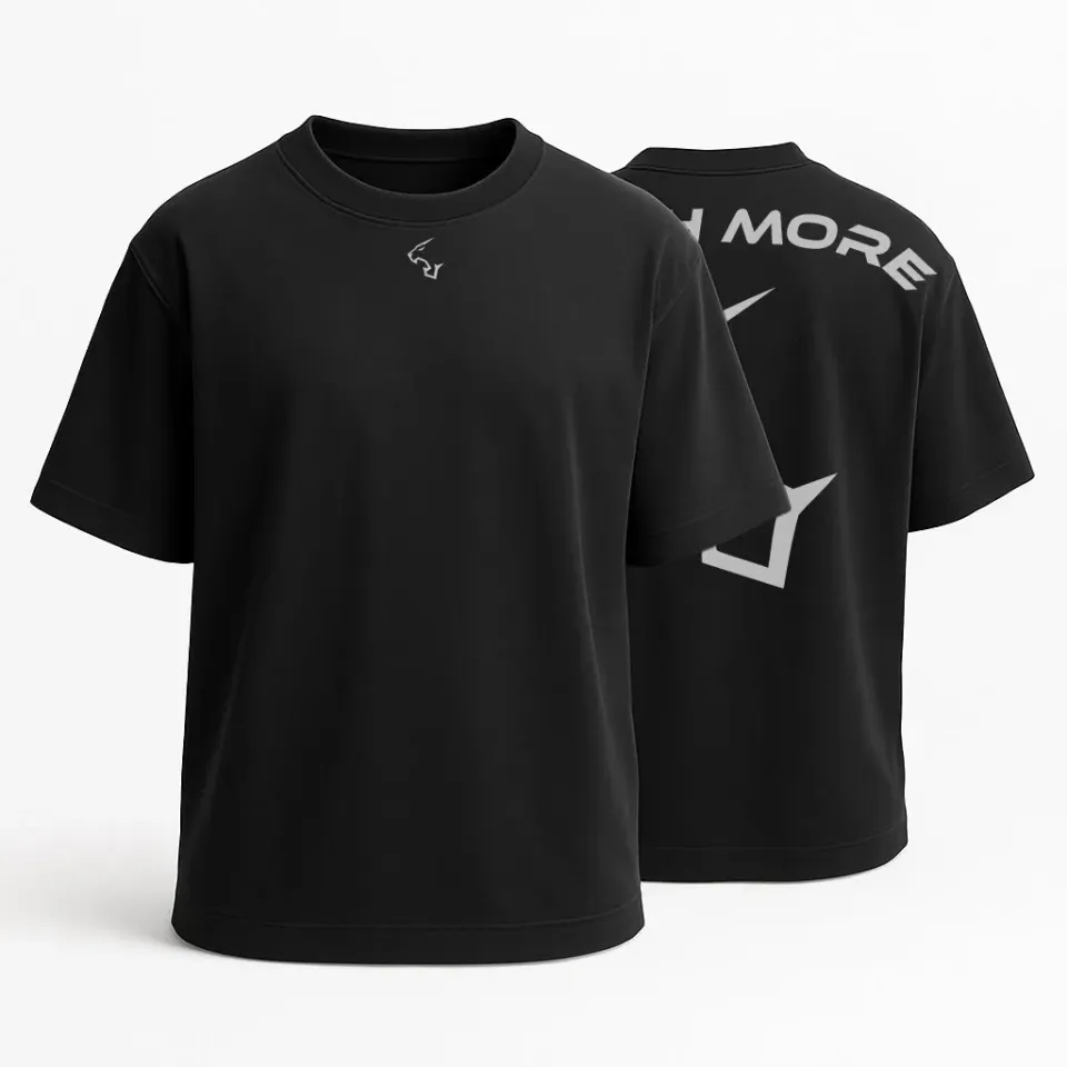 Push More FDO PM Oversize Tee t-shirt oversize nera