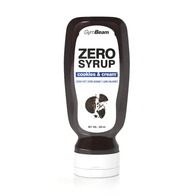 GymBeam Sciroppo Zero 320 ml Cookies Cream