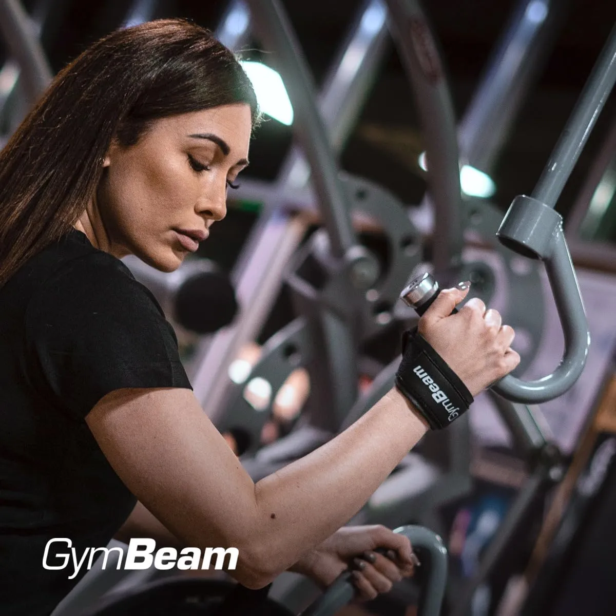 GymBeam X-Grip cinghie sollevamento 60x4 cm antiscivolo
