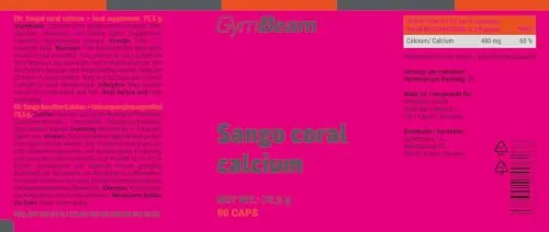 GymBeam Calcio Corallino Sango capsule 90 cps ossa