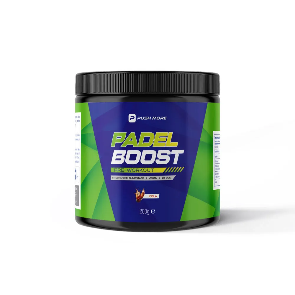 Push More Padel Boost pre workout 200 g energia focus