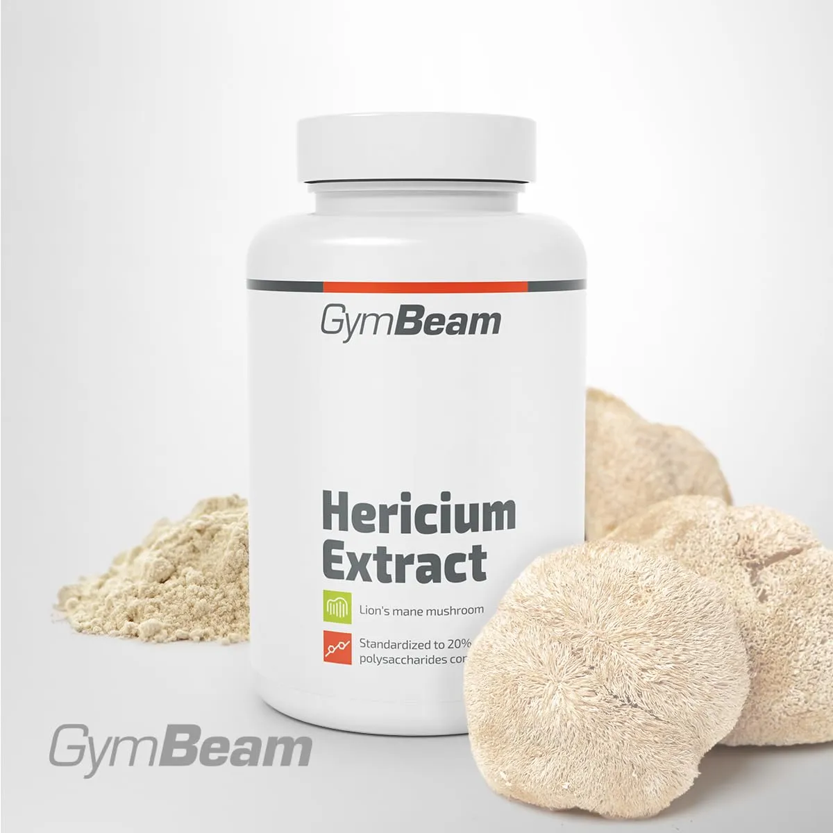 GymBeam Hericium 500 mg capsule vegane memoria 20%