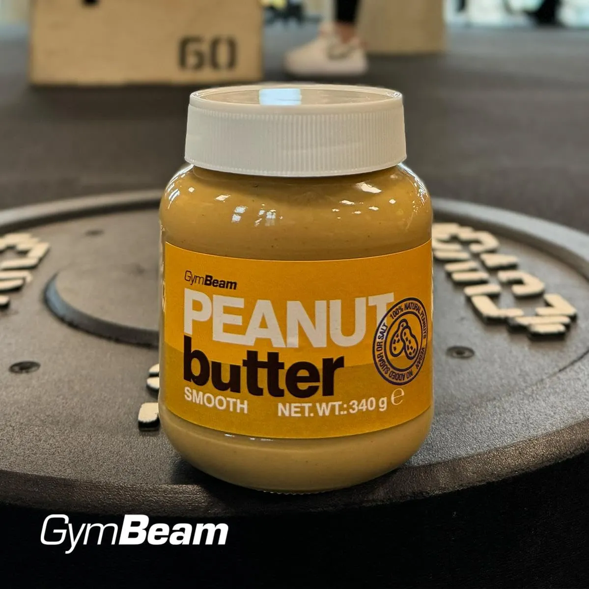 GymBeam Burro di Arachidi Cremoso 100% 340 g