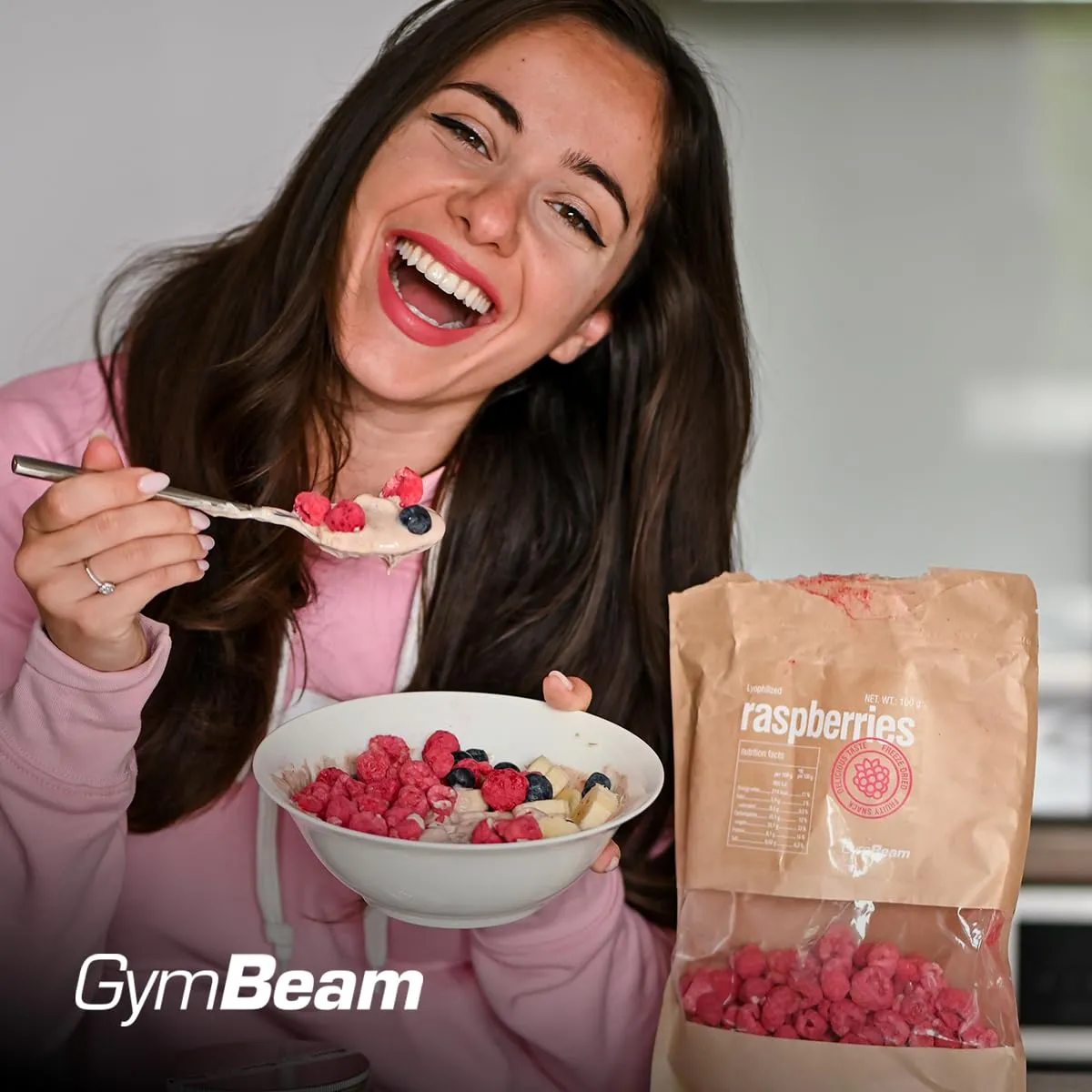 GymBeam Lamponi Liofilizzati frutta 100 g