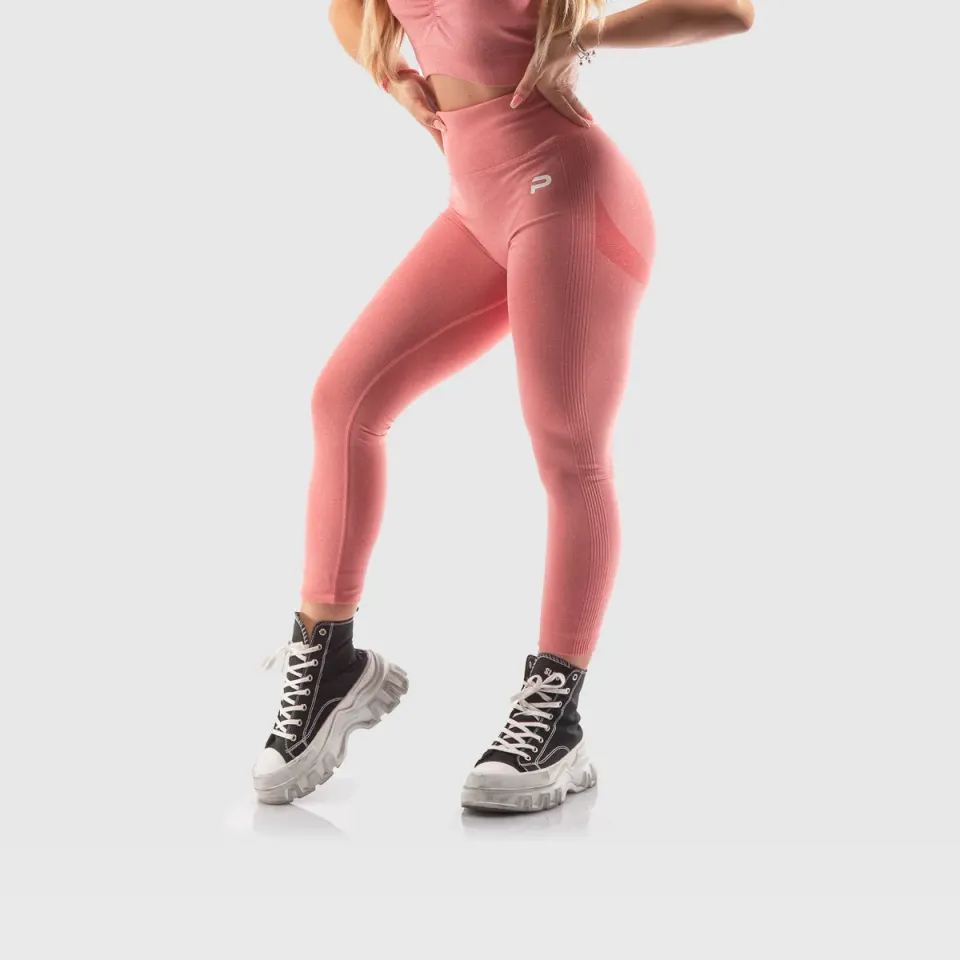 Push More Azura Leggings Sportivi Donna Anguria M Vita Alta