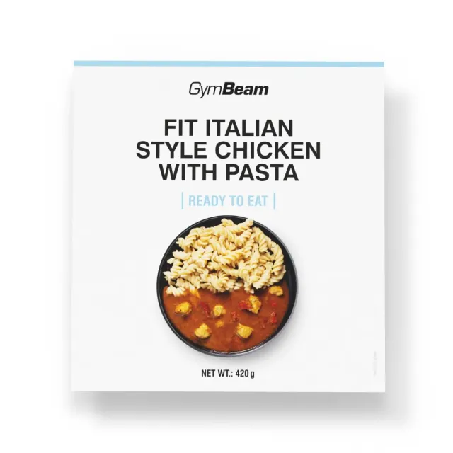 GymBeam FIT Ready to Eat Pollo con Pasta all'Italiana Pasto Proteico 420 g