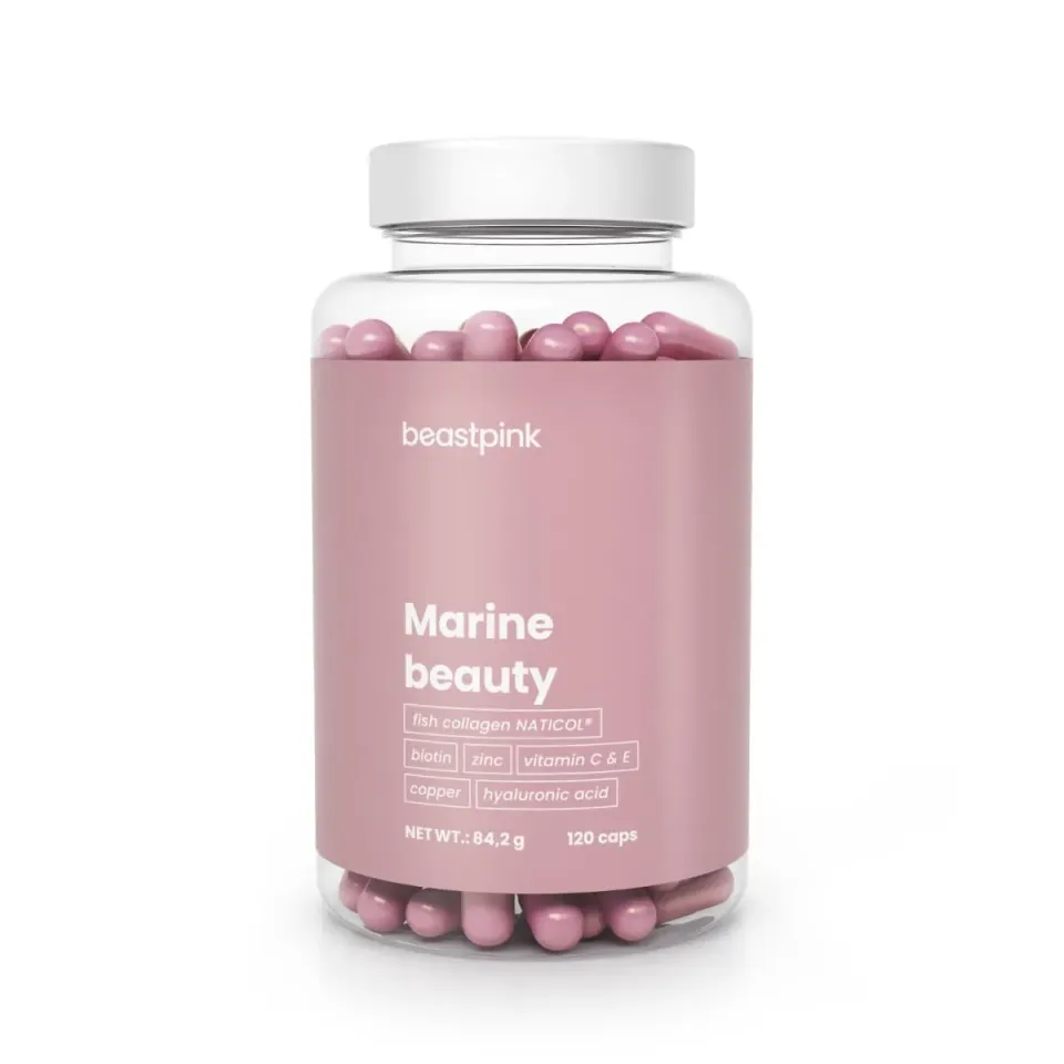 GymBeam Marine Beauty Collagene Marino 120 Capsule Pelle