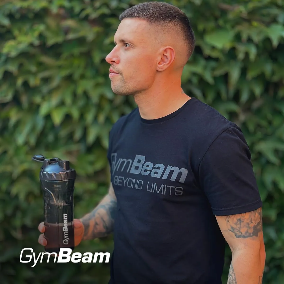 GymBeam Infinity shaker 1000 ml nero in Tritan senza BPA
