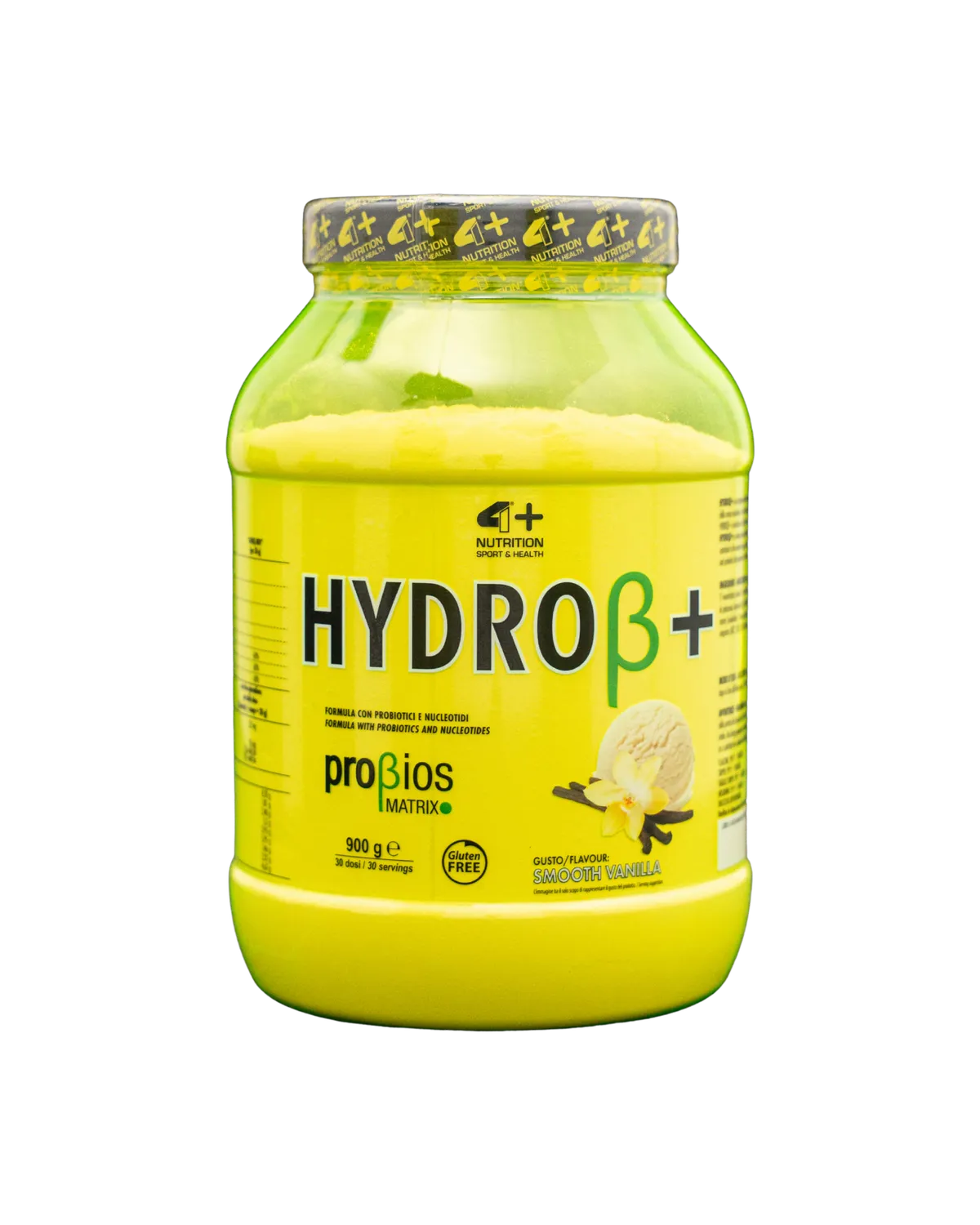 4 Plus Nutrition HYDROβ+ Proteine Idrolizzate 900 g Vanilla Smooth