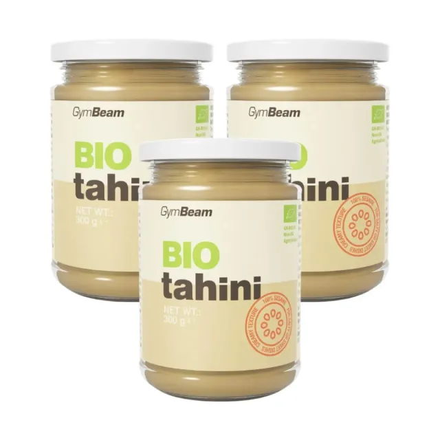 GymBeam Tahini BIO crema sesamo 300 g low-carb