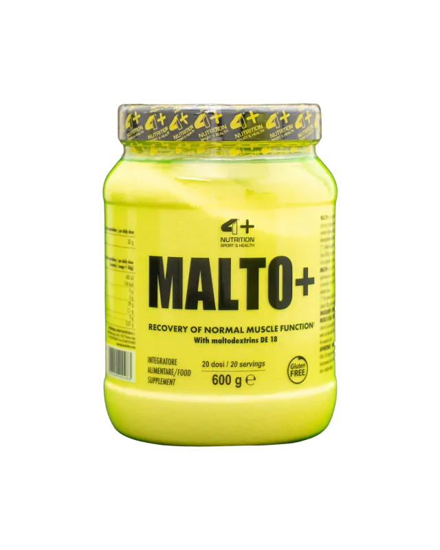 4 Plus Nutrition Malto+ maltodestrine 600 g neutro energia