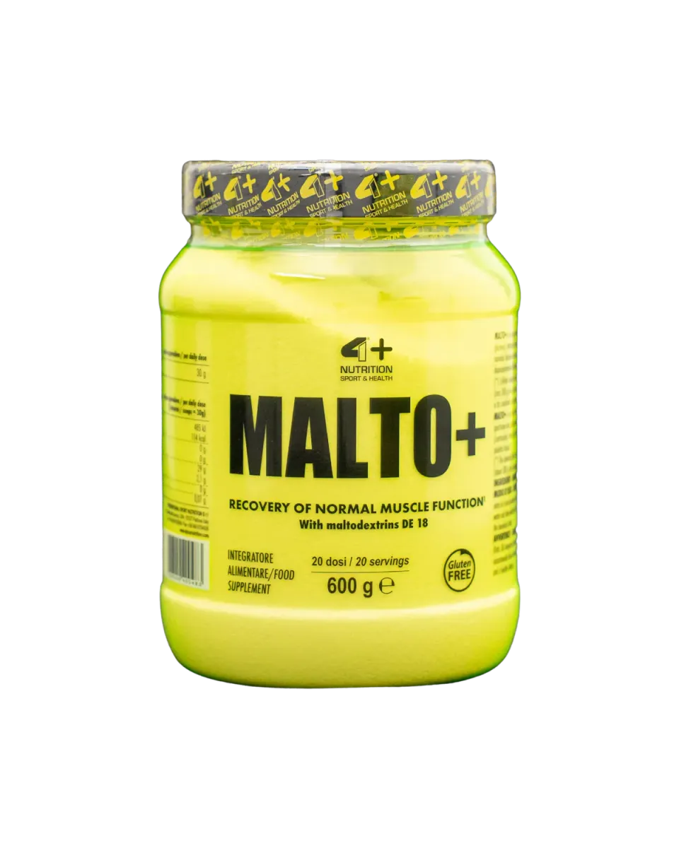 4 Plus Nutrition Malto+ maltodestrine 600 g neutro energia